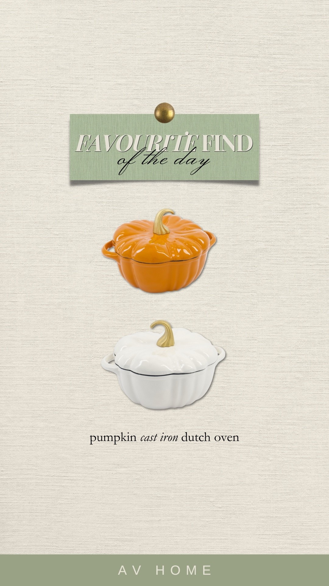 Gorgeous pumpkin dutch ovens for such a great price! 

#LTKuk #LTKautumn #LTKhome