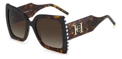 CAROLINA HERRERA CH 0001/S 086/HA DARK HAVANA w PEARLS WOMENS BUTTERFLY SUNGLASS  | eBay | eBay US