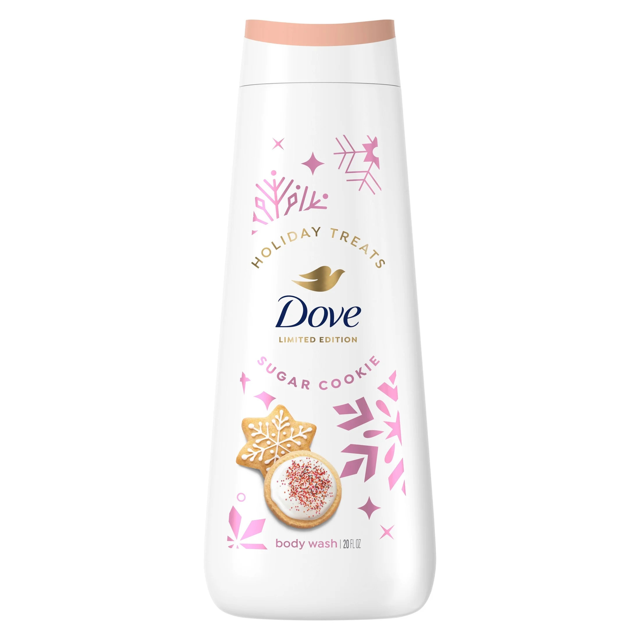 Dove Sugar Cookie Liquid Body Wash for Deep Nourishment Holiday Treats Limited Edition 20 oz | Walmart (US)
