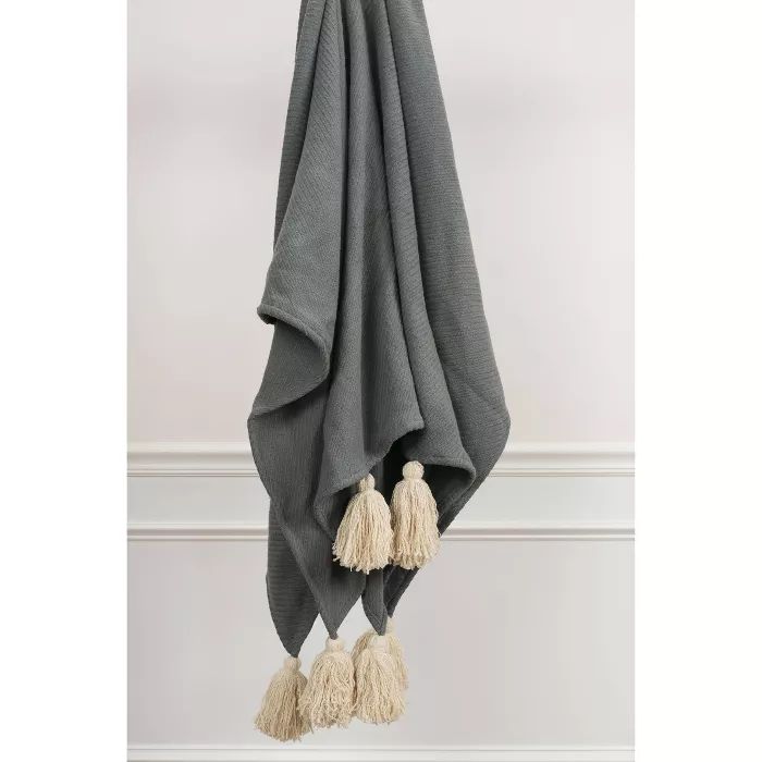 50"x60" Solid Throw - Rizzy Home | Target
