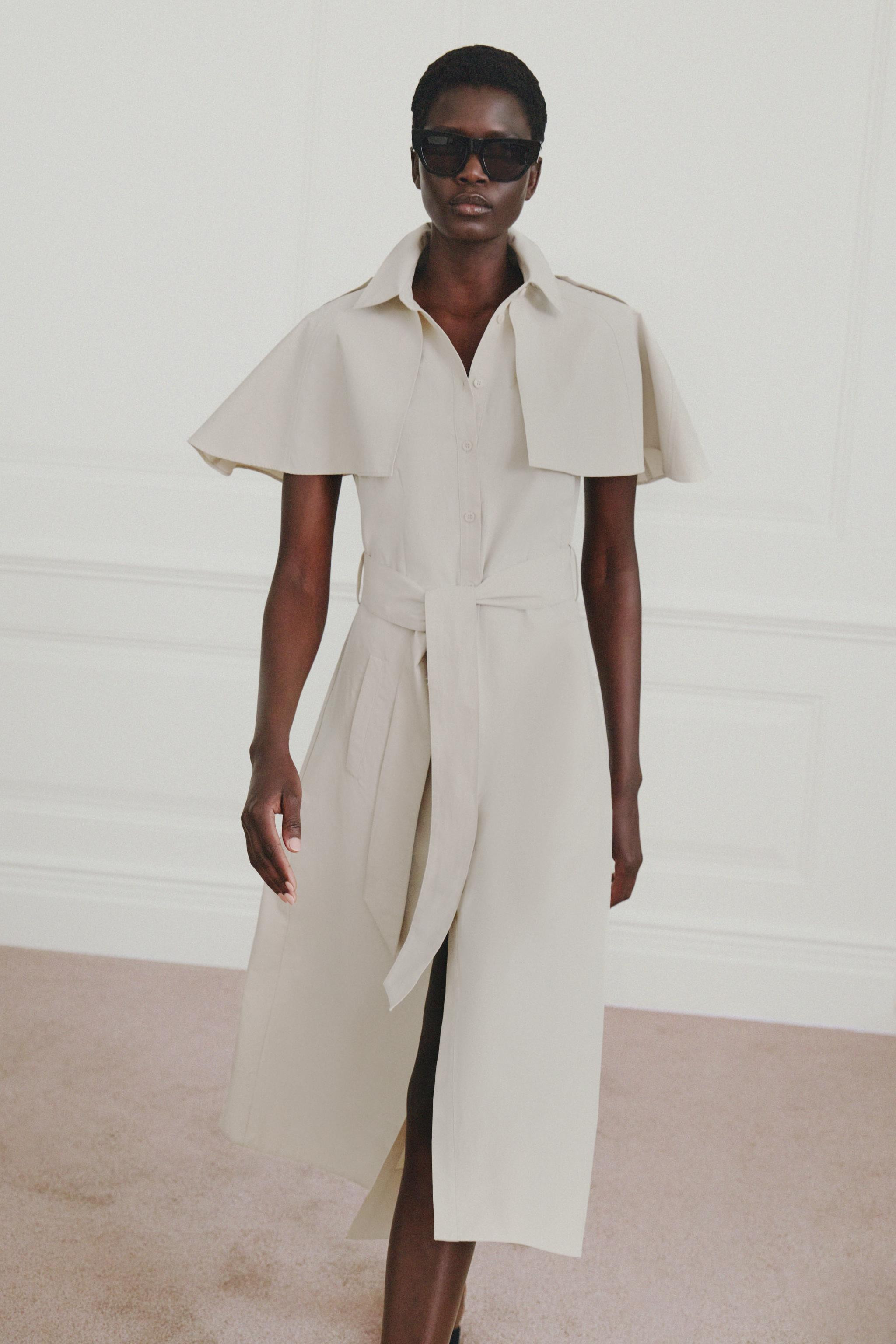 ZW COLLECTION CAPE SHIRT DRESS | Zara UK