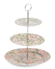 Morris And Co Porcelain 3 Tier Cake Stand | TJ Maxx