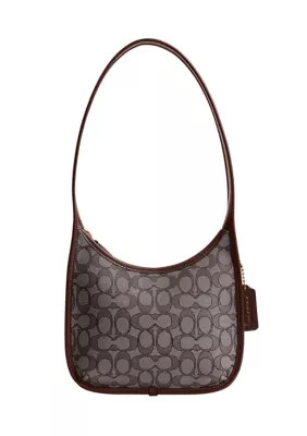 COACH Curve Zip Bag in Signature Jacquard | Belk