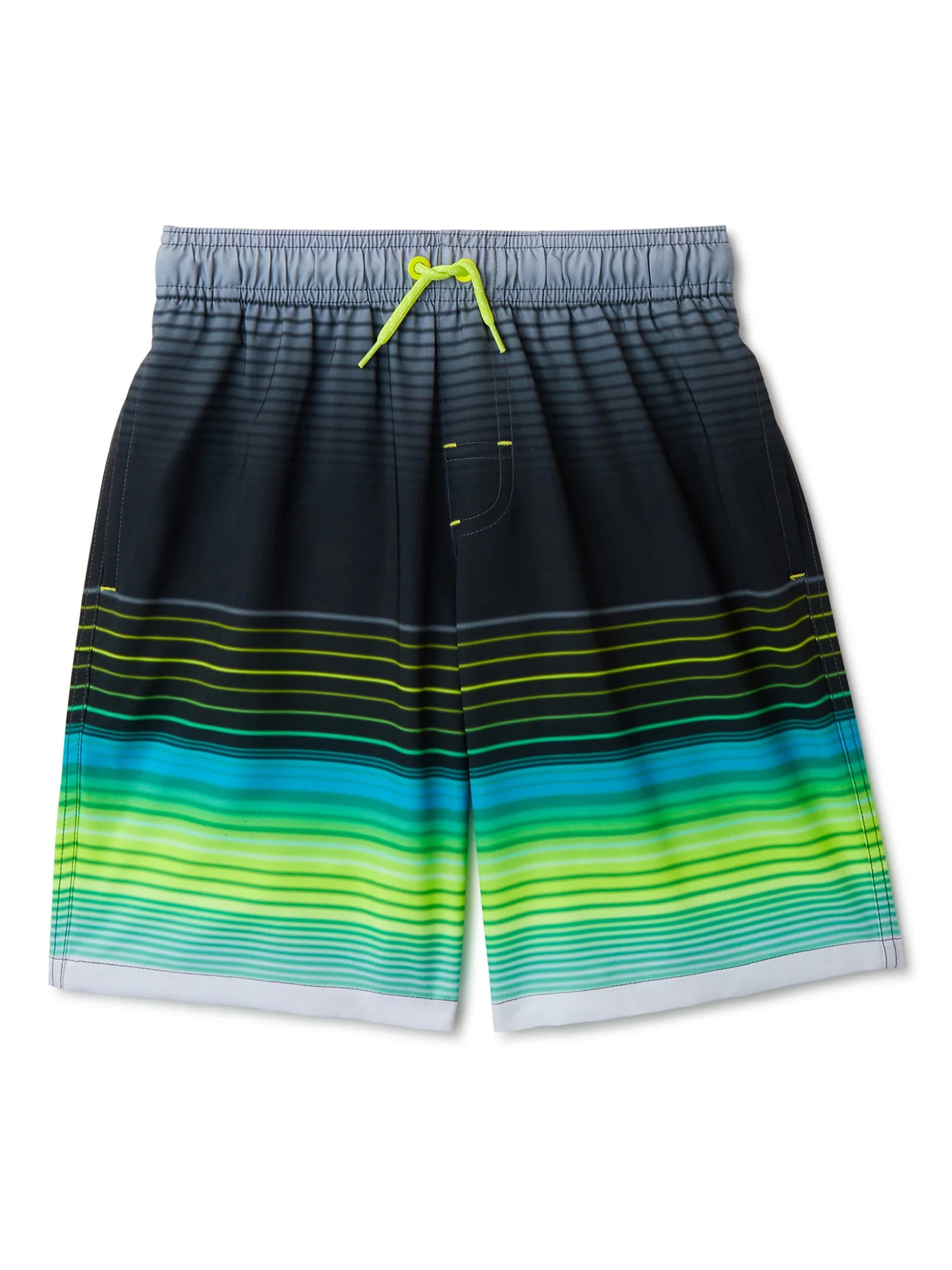 Wonder Nation Boys’ Quick Dry Swim Trunks with Elastic Waist, UPF 50+, Sizes 4-18 & Husky - Wal... | Walmart (US)