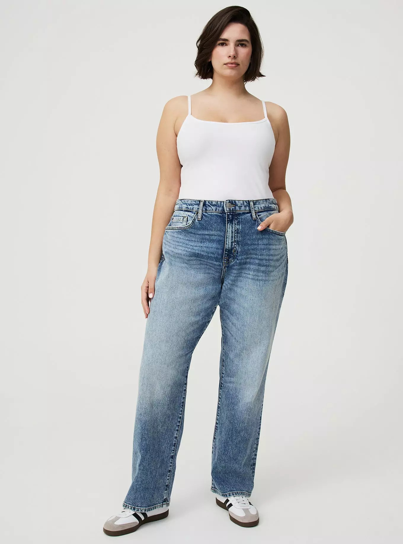 Baggy High-Rise Straight Jean | Torrid (US & Canada)