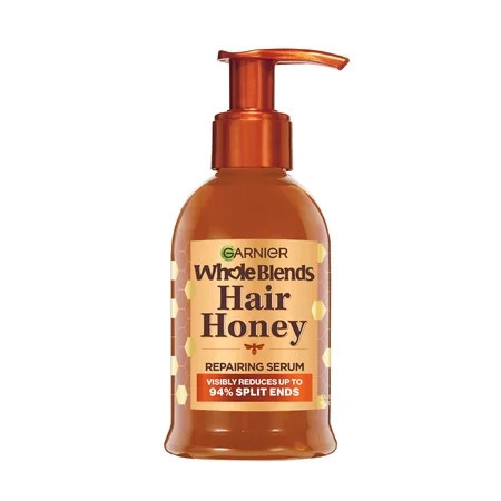 Garnier Whole Blends Honey Treasures Hair Honey Repairing Leave In Serum, 5.1 fl oz | Walmart (US)