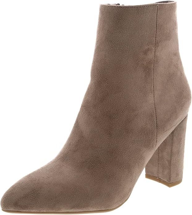 Womens Chunkly High Heel Ankle Booties | Amazon (US)