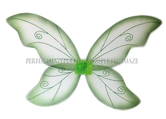 Perfectmaze Large Adult 34"x24" Glitter Fairy Butterfly Pixie Dance Wings - 7 Colors | Amazon (US)