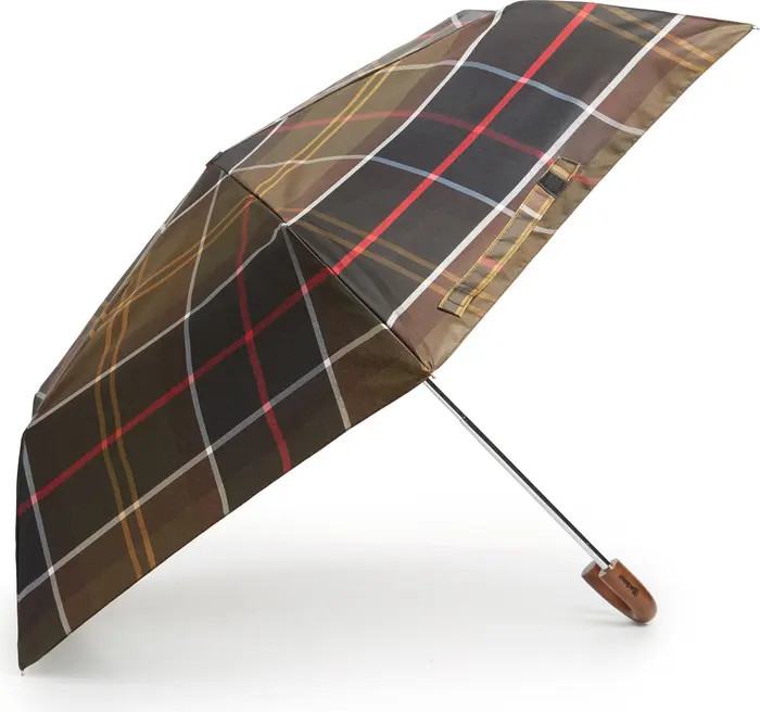Barbour Tartan Plaid Mini Umbrella | Nordstrom | Nordstrom