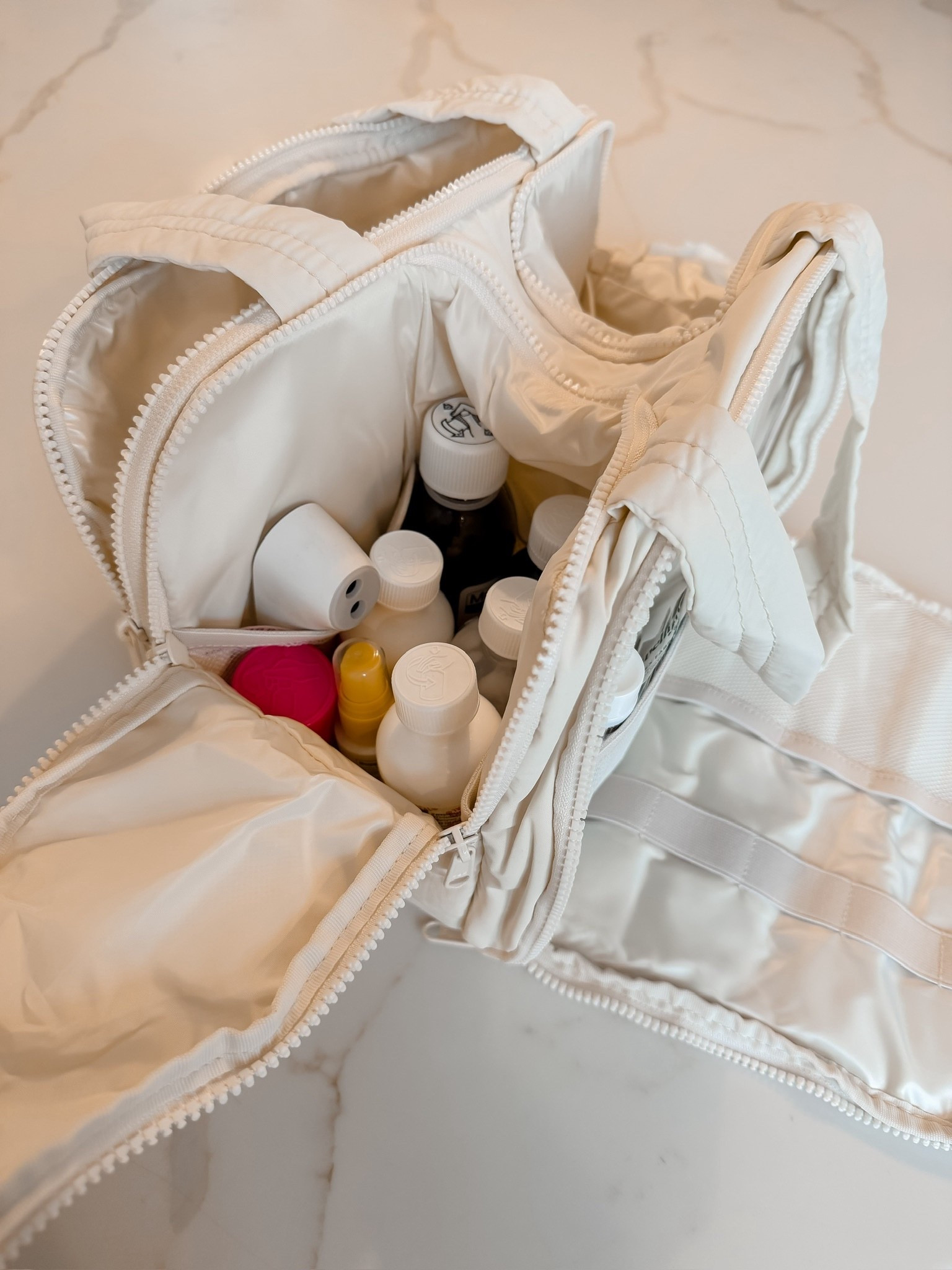 My travel bag for essentials like medicines, vitamins, you name it! It’s the perfect size and the trendy puffer style is so cute! 

#LTKTravel #LTKdayinmylife #LTKmomlife