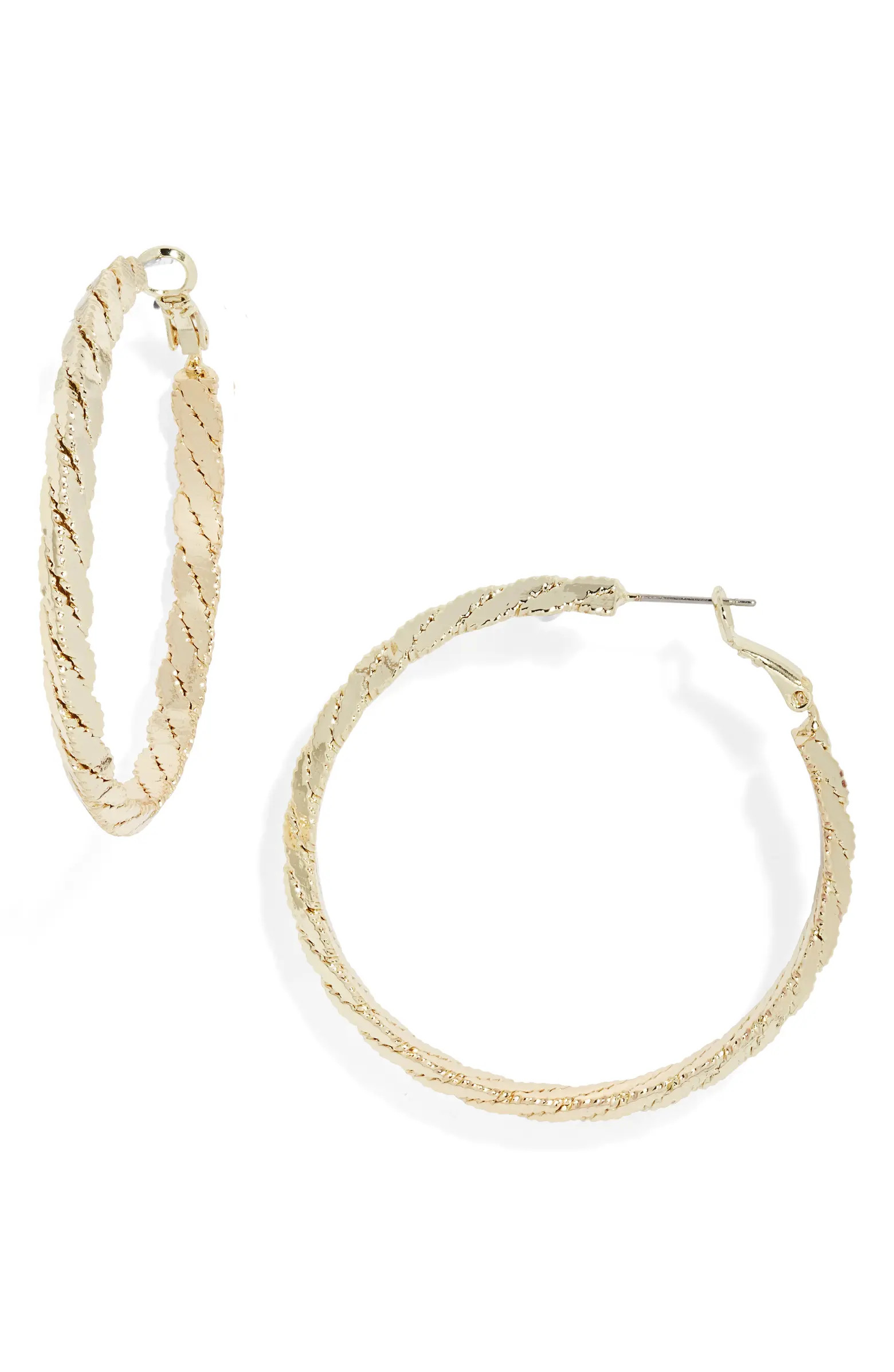 Twist Hoop Earrings | Nordstrom