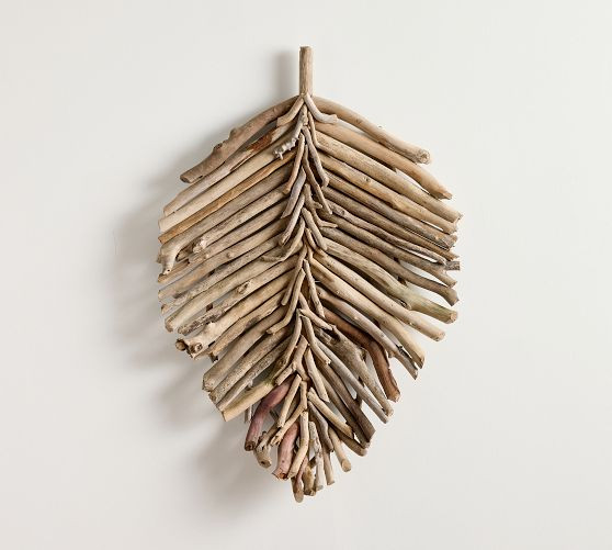 Palm Driftwood Wall Art | Pottery Barn (US)