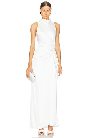 A.L.C. Inez Gown in Pearl from Revolve.com | Revolve Clothing (Global)