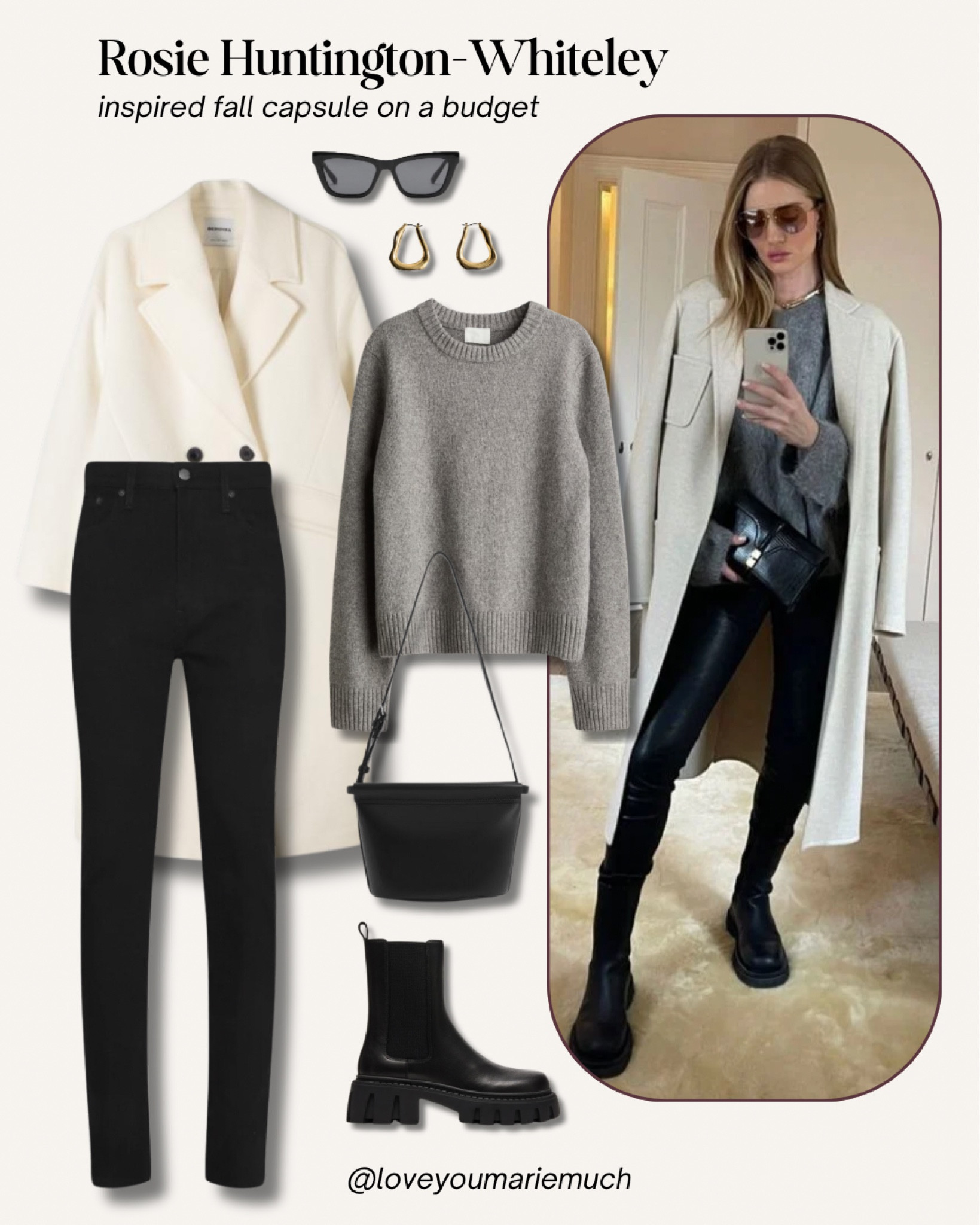 Outfit idea from the YouTube video “Rosie Huntington-Whiteley Inspired Fall Capsule Wardrobe Under $2000”. Watch the video on YouTube for the full breakdown of all the looks!

#LTKSeasonal #LTKWorkwear #LTKStyleTip