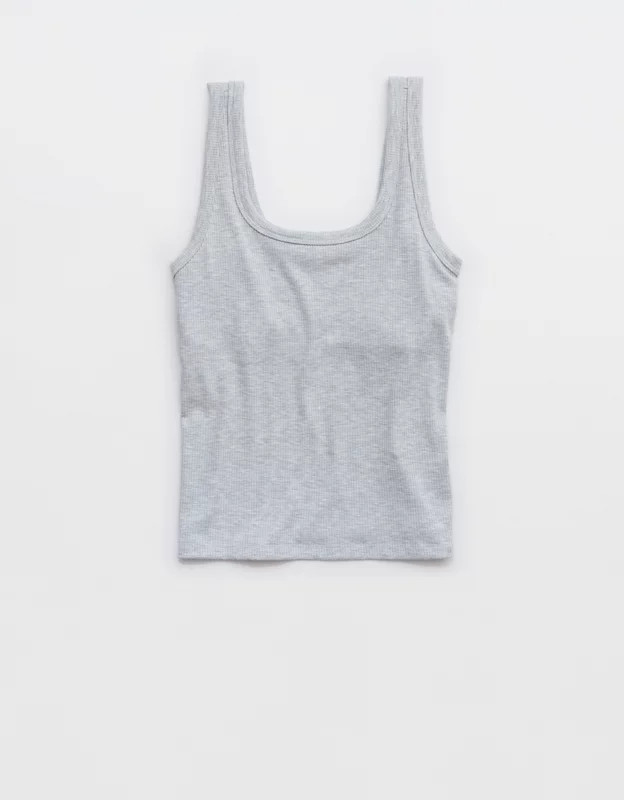 OFFLINE By Aerie Thumbs Up Square Neck Tank Top | Aerie