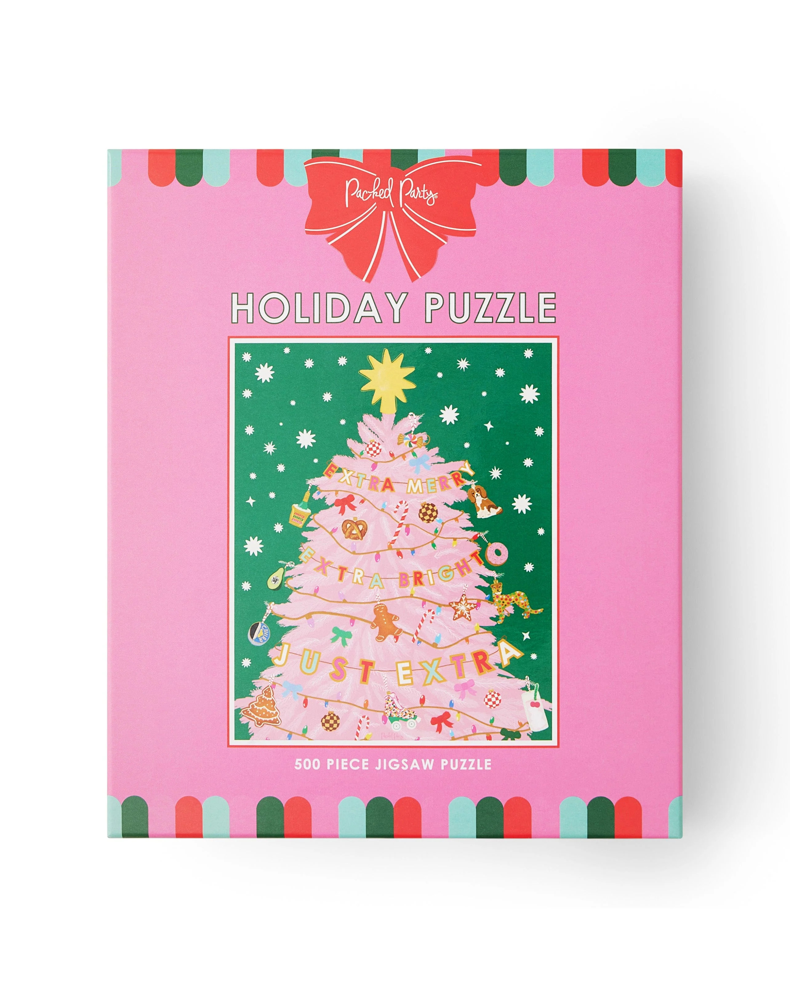 Extra Merry 500 Piece Holiday Puzzle | Packed Party