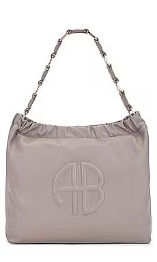 ANINE BING Kate Shoulder Bag in Taupe from Revolve.com | Revolve Clothing (Global)