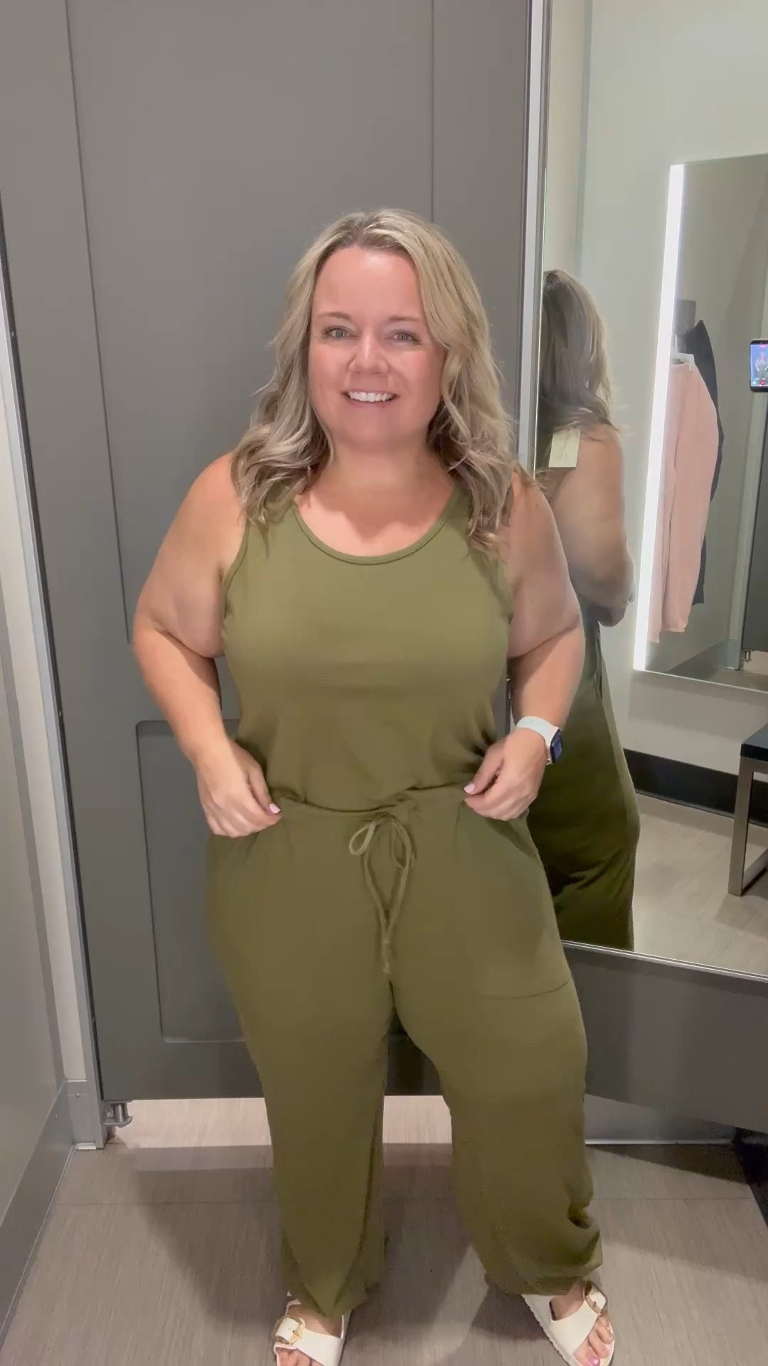 Another great Free People dupe. The ankle ties make this one extra petite-friendly, which is always a win at 5’3”.

I’m wearing an XL to accommodate my 49” hips and legs. I do have a little gaping through the top, so I’d throw on a jean jacket for the perfect finish.

Stats:
5’3”
36DDD
32” waist
49” hips

#LTK #LTKStyle #LTKFinds #LTKFashion #LTKUnder100 #LTKSaleAlert #FreePeopleDupe #FreePeopleInspired #PetiteStyle #PetiteFashion #PetiteFriendly #PetiteOutfit #Jumpsuit #JumpsuitStyle #NeutralStyle #CasualStyle #EverydayStyle #WeekendStyle #EffortlessStyle #FallTransition #MomStyle #Over40Style #MidlifeStyle #CurvyStyle #CurvyFashion #SizeXL #FashionFind #AmazonFashion #CapsuleWardrobe #JeanJacket #ComfyStyle #OOTD #StyleInspo

#LTKootd #LTKMidsize #LTKPlusSize