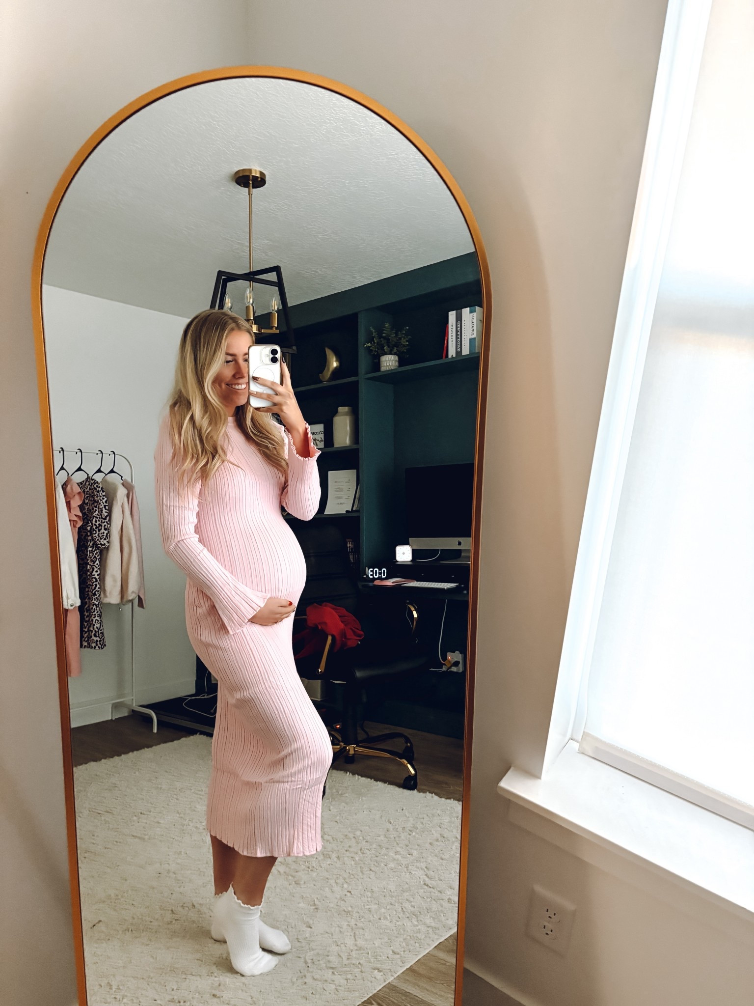 pink dress I wore to our gender reveal party! Want it in other fall colors cause it’s so comfy!! wearing my usual size M

| bump friendly | pregnant | fall dress 

#LTKSeasonal #LTKFindsUnder100 #LTKBump