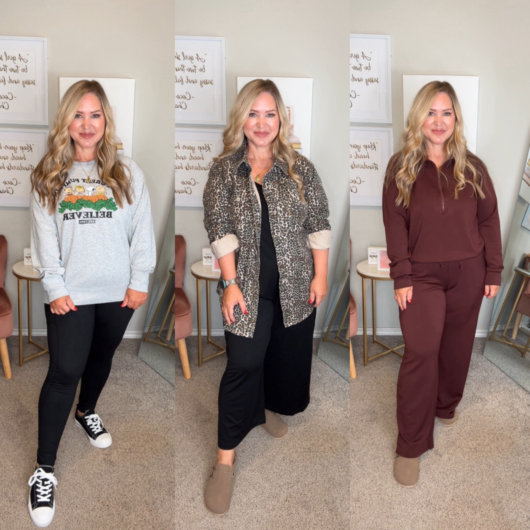 Sweatshirt size xl 
Everything else size large
Shoes tts 

#LTKStyleTip #LTKMidsize #LTKOver40