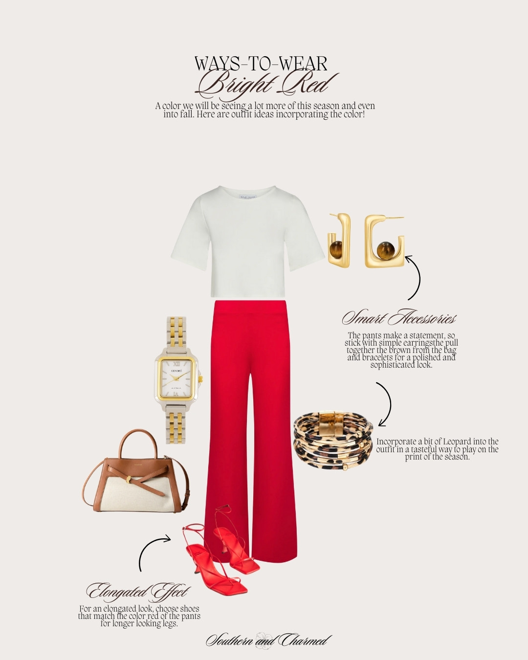 Ways to wear bright red this season and into summer! From workwear outfits to summer chic, from brunch to girls night our and date night outfits to running errands on the weekends - lots of options to incorporate this poppy color!  

#LTKWorkwear #LTKSeasonal #LTKStyleTip