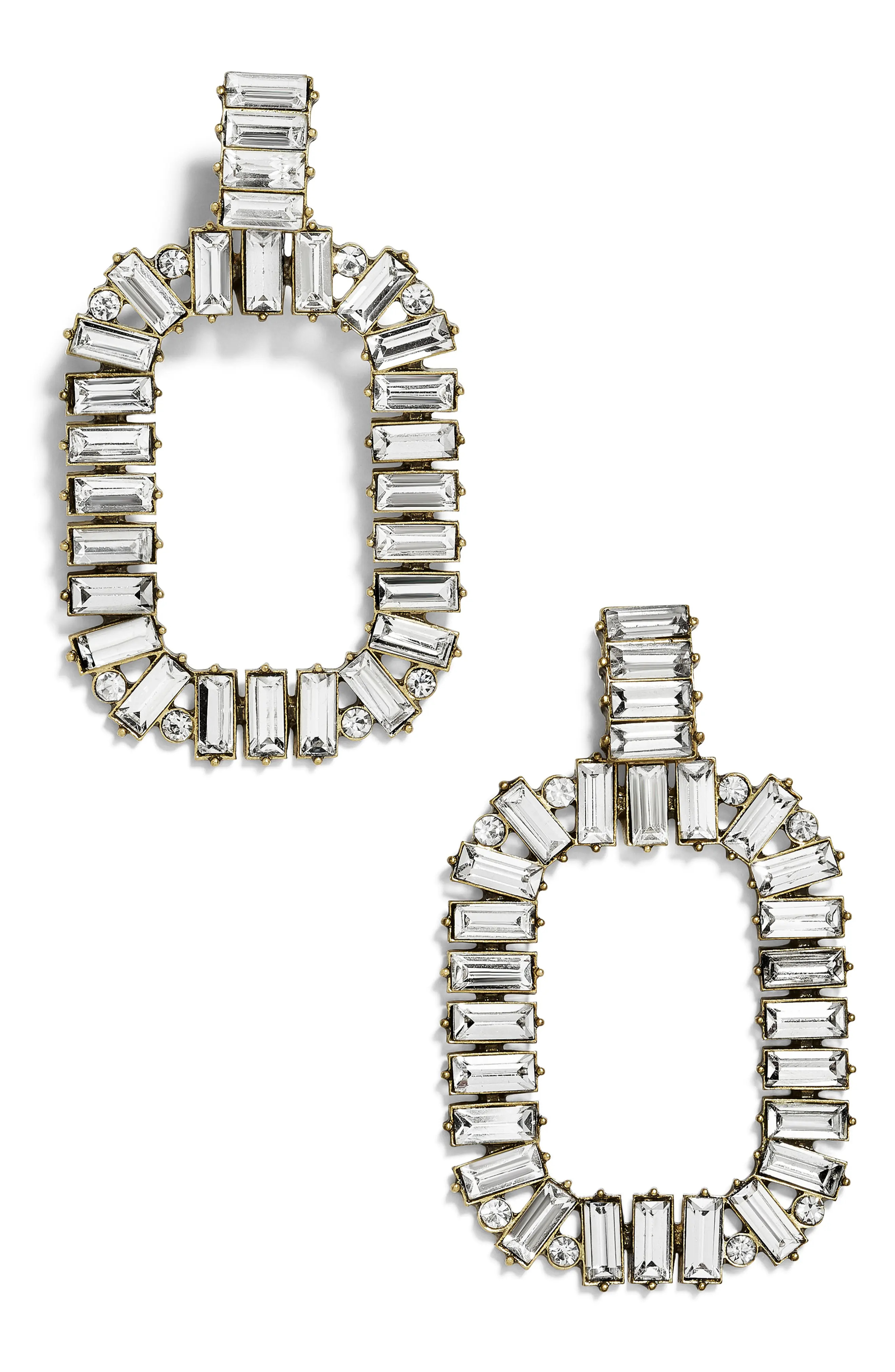 BaubleBar Gena Crystal Statement Earrings | Nordstrom