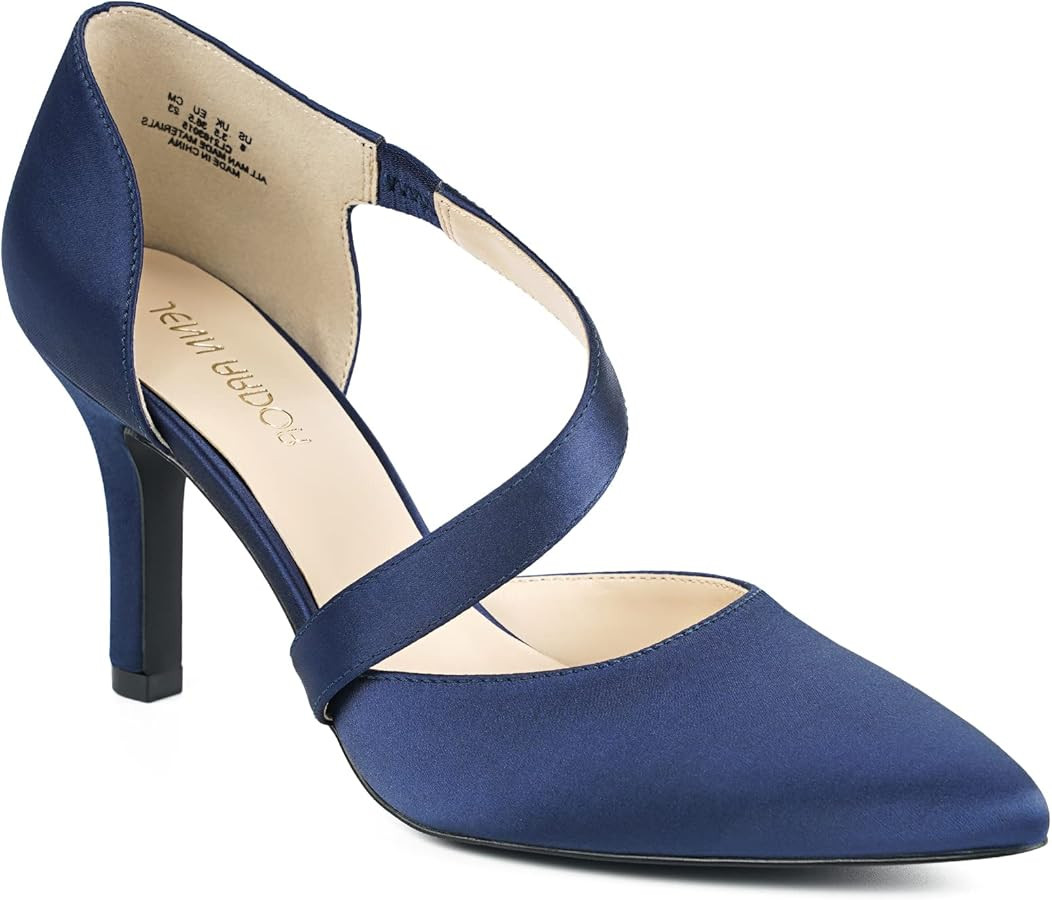 JENN ARDOR Women's Closed Toe Heels for Women 3 inch Stilettos Professional D'Orsay Pumps Sexy An... | Amazon (US)