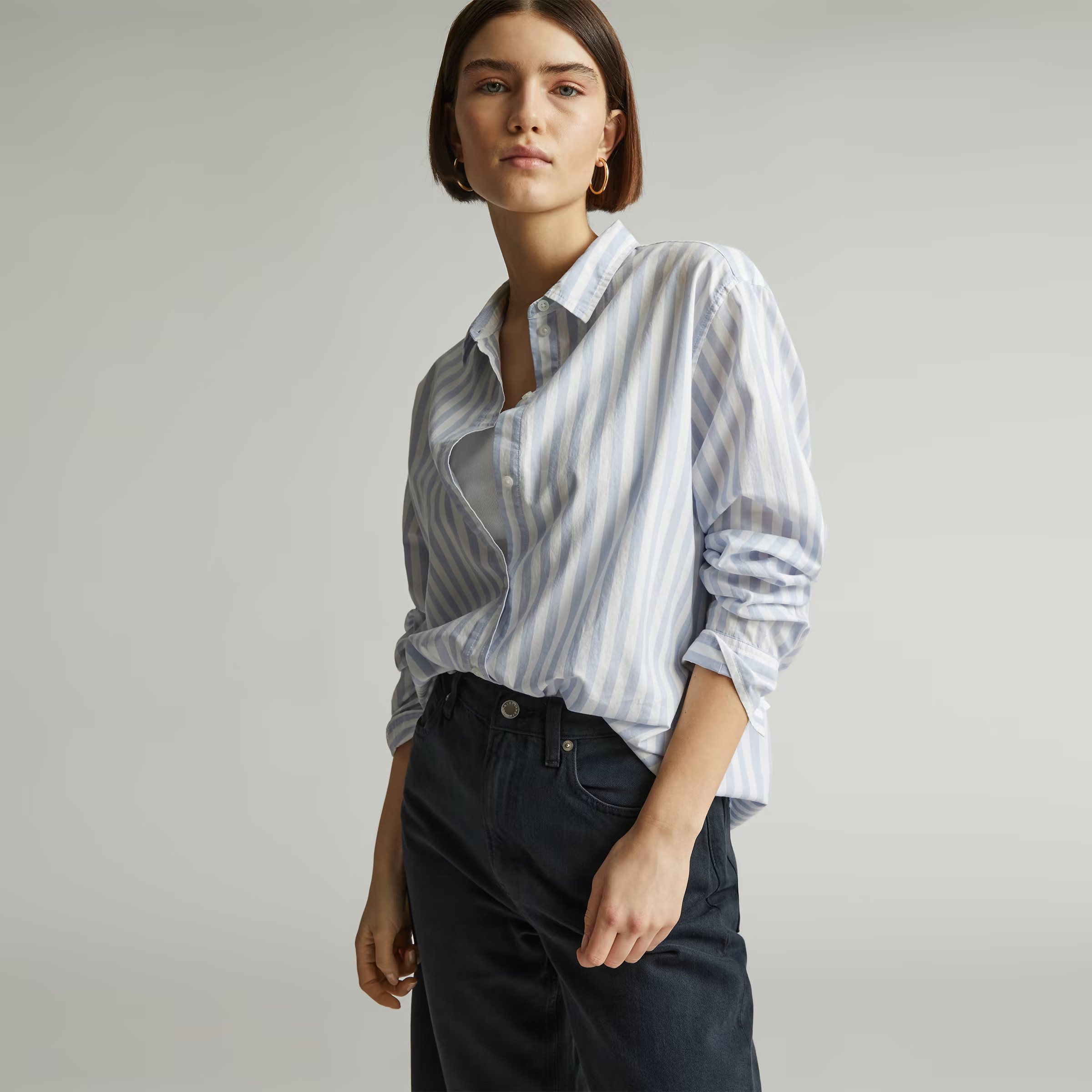 The Silky Cotton Relaxed Shirt | Everlane