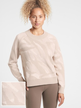 Jacquard Crew Sweater | Athleta