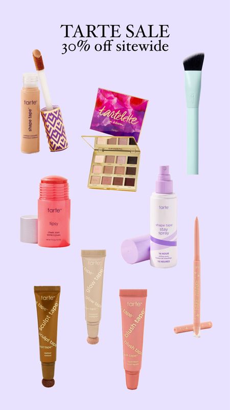 LTK sale meets tarte flr 30% off! the liquid bronzer, blush, and highlight are my favs everrrrrr + the setting spray!!!