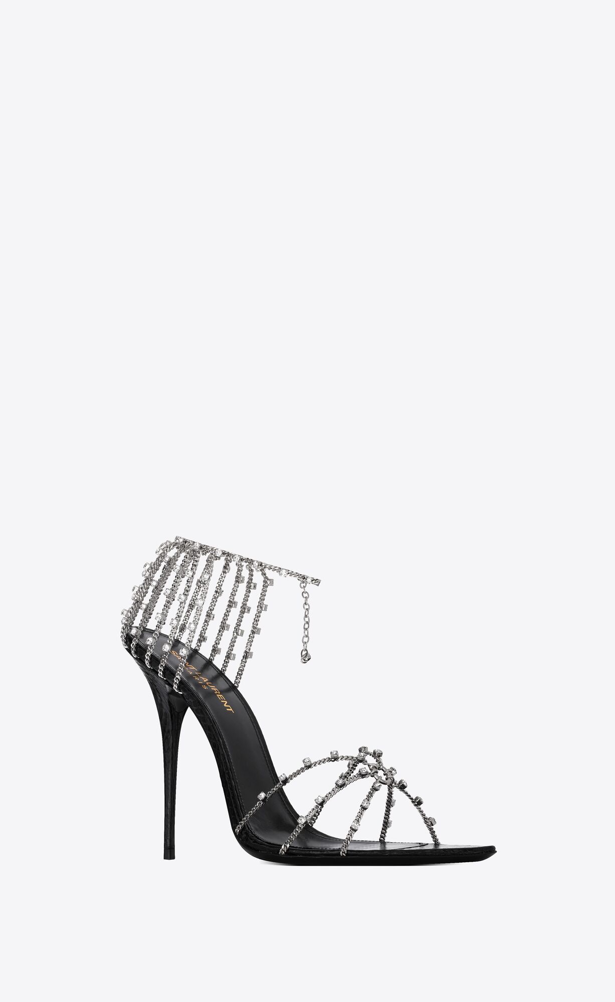 alex chain sandals in lacquered ayers | Saint Laurent Inc. (Global)