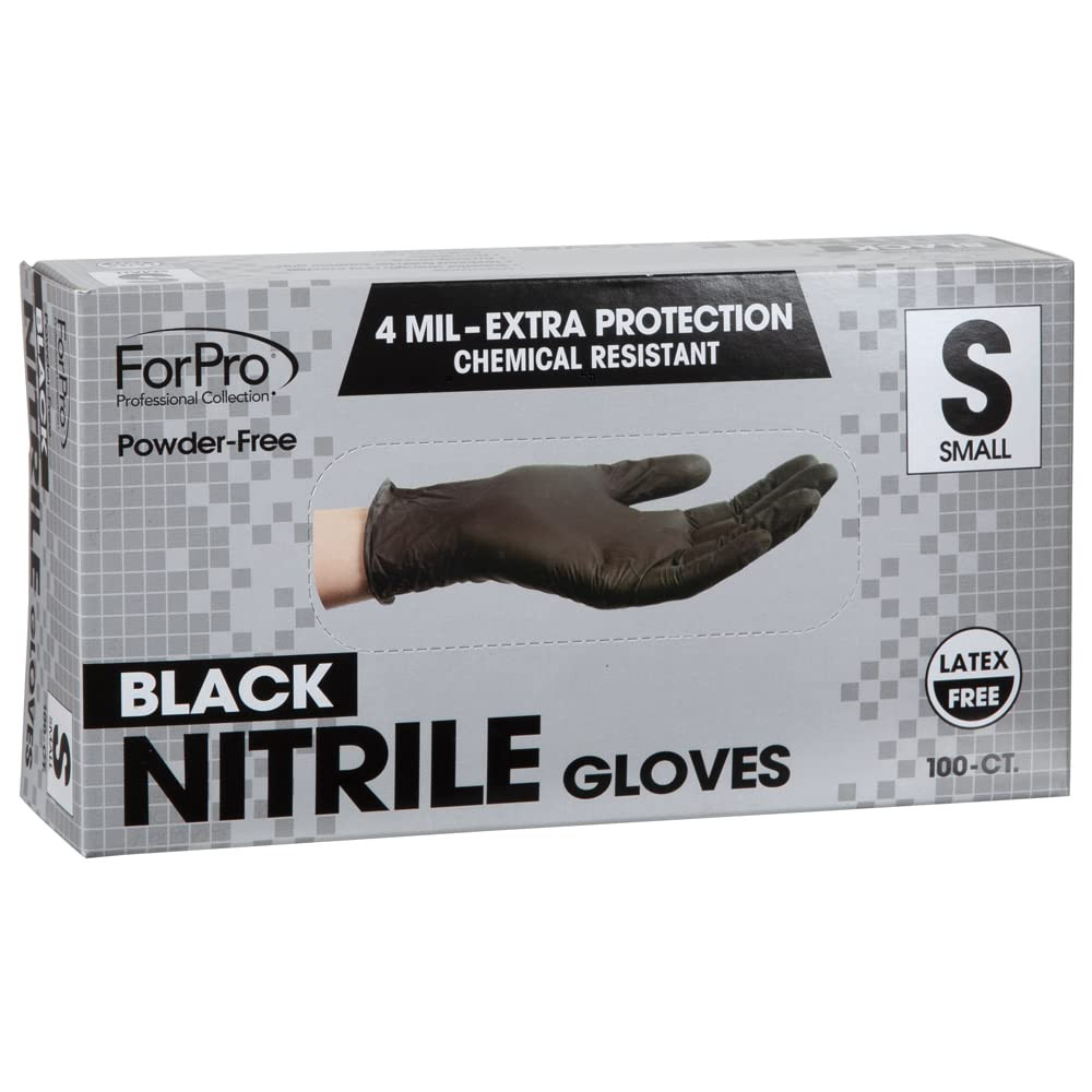 ForPro Professional Collection Disposable Nitrile Gloves, Chemical Resistant, Powder-Free, Latex-... | Amazon (US)