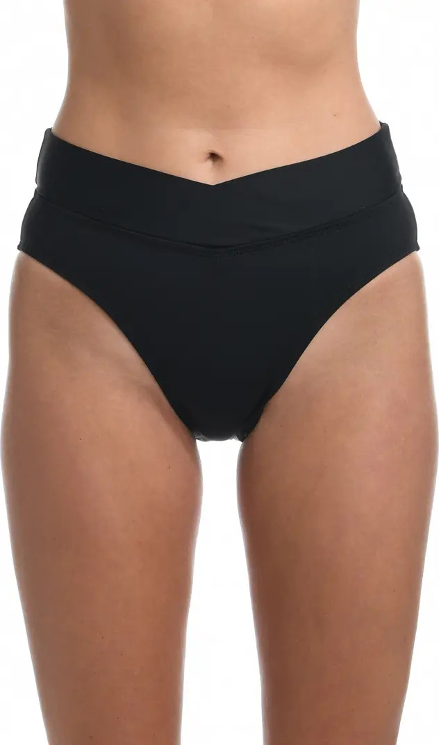 La Blnca Island Goddess Crossover High Waist Bikini Bottoms | Nordstrom