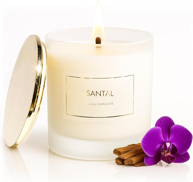 Lulu Candles | Santal | Smells Woodsy | Scent Notes: Leather, Sandalwood & Cedarwood | Luxury Sce... | Amazon (US)
