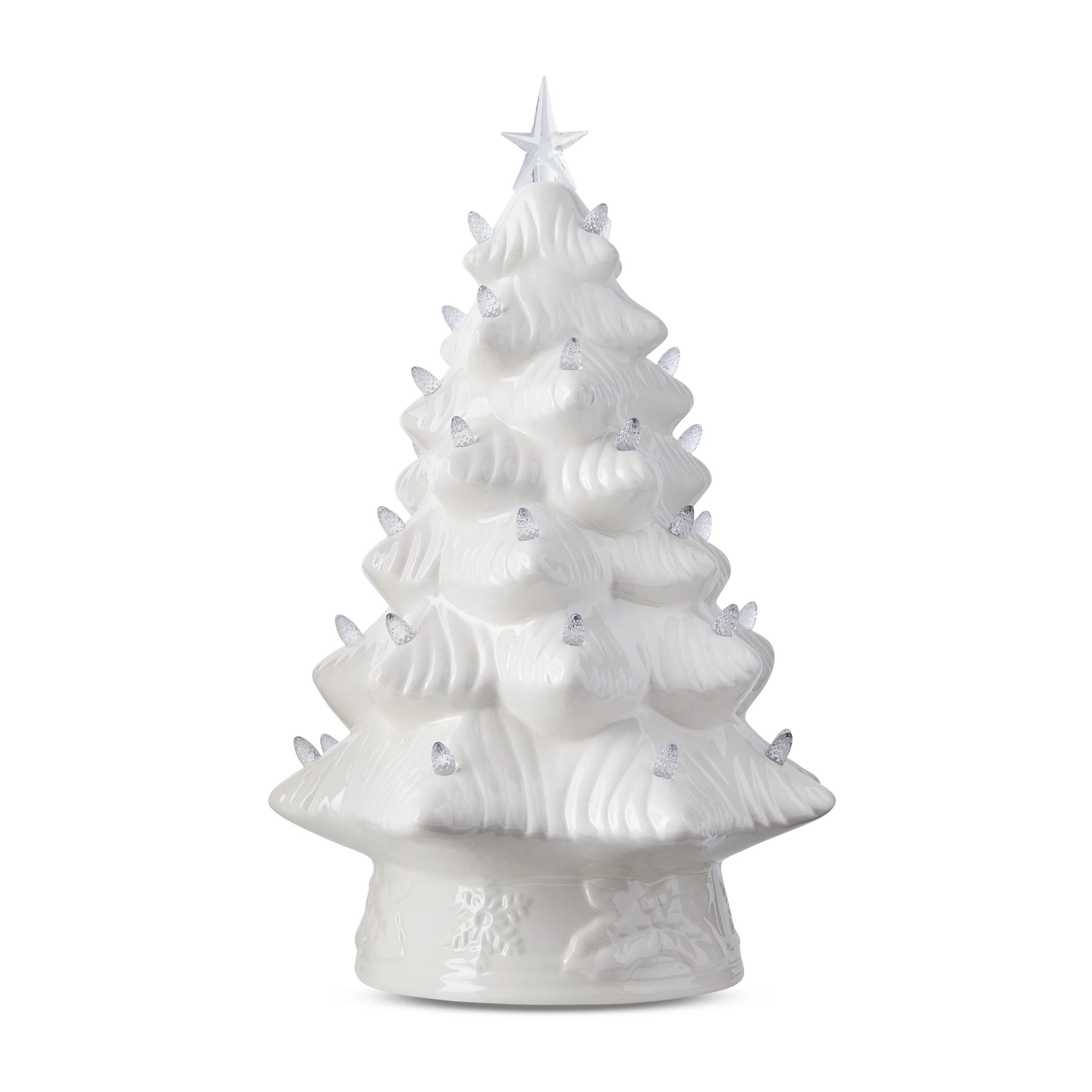 Mr. Christmas 15-inch White Nostalgic Ceramic Tree - Walmart.com | Walmart (US)