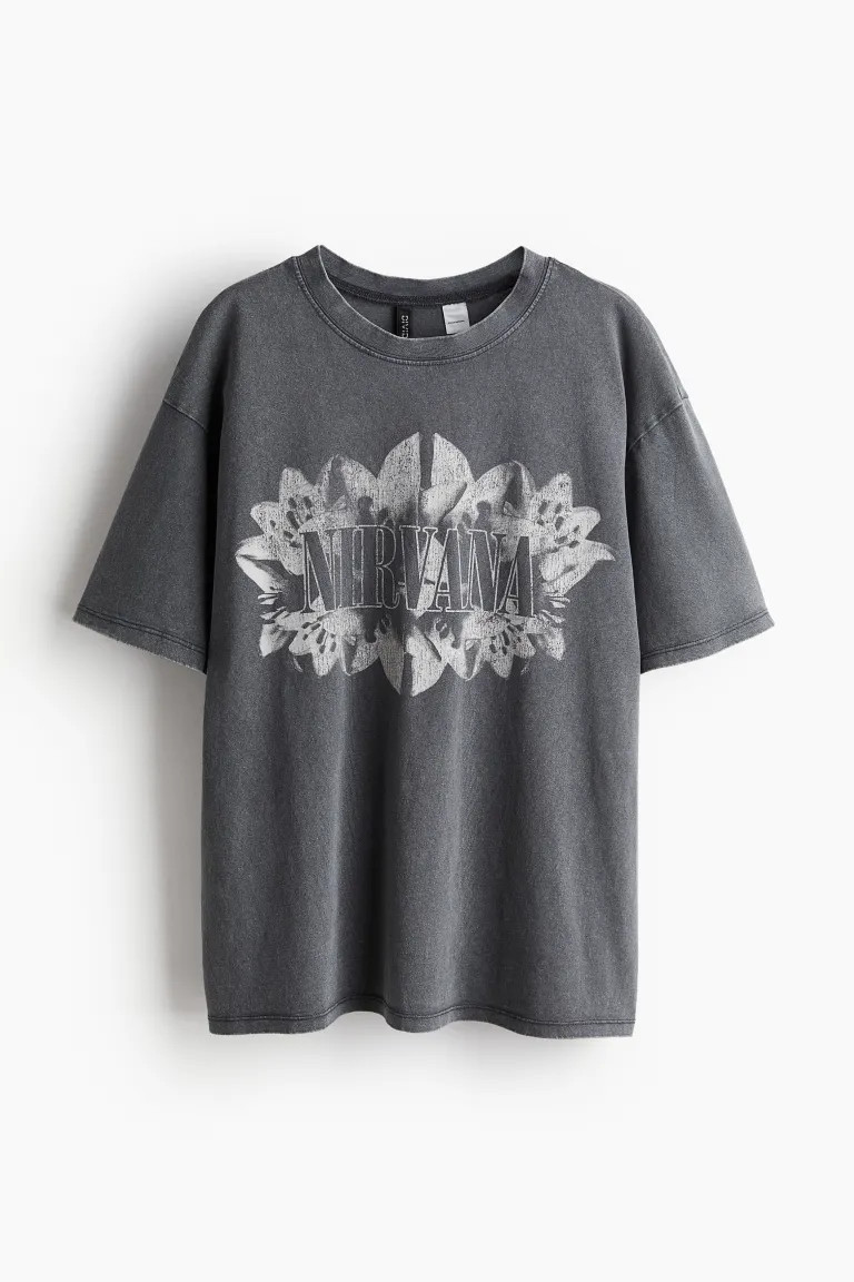 Oversized Printed T-shirt | H&M (US + CA)