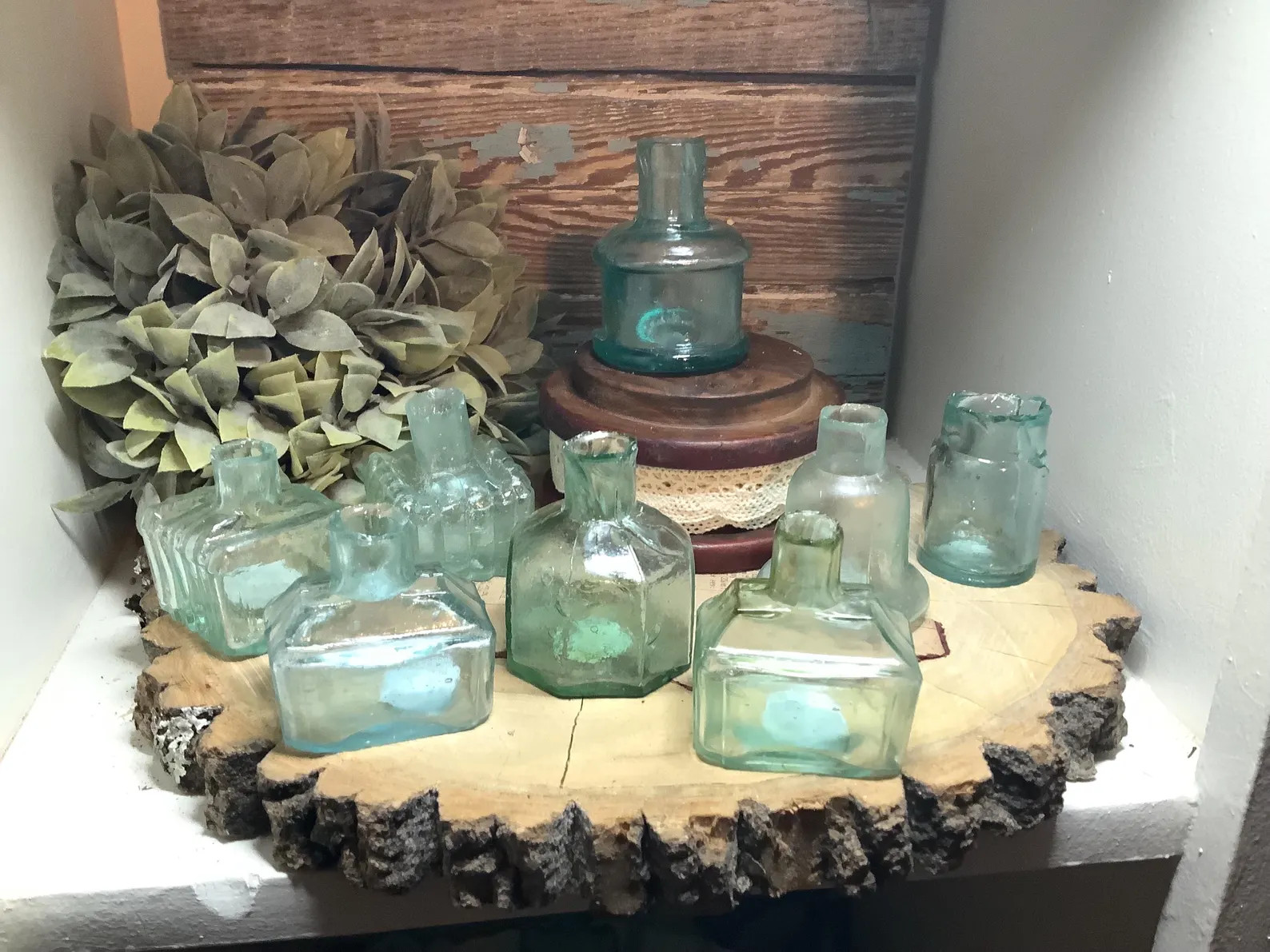 Vintage English Blown Glass Inkwells Lot of 3 - Etsy | Etsy (US)