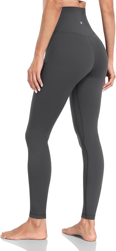 HeyNuts Yoga Pro Leggings 28'', Light to Medium Support, Buttery Soft Lounge Yoga Pants Full Leng... | Amazon (US)
