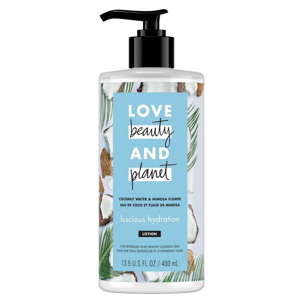 Love Beauty & Planet Coconut Water and Mimosa Flower Hand and Body Lotion - 13.5 fl oz | Target