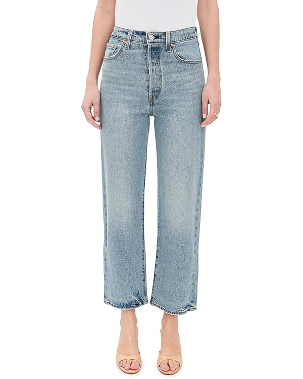 Levi's Women's Premium Ribcage Straight Ankle Jeans | Amazon (US)
