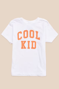 Cool Kid White Graphic Tee FINAL SALE | Pink Lily