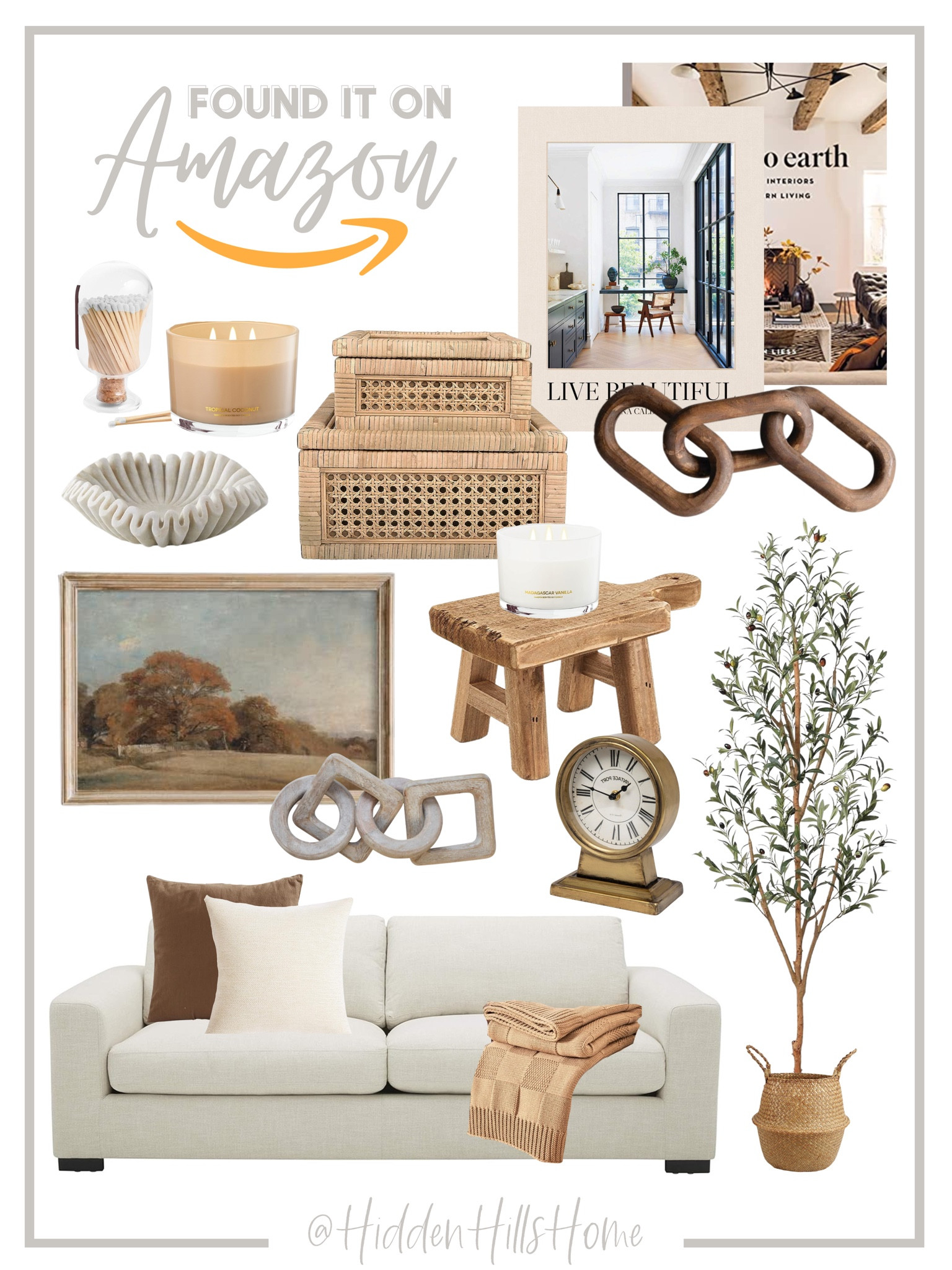 Amazon home decor, amazon finds, amazon decor mood board, found it on Amazon, Amazon sofa, amazon coffee table books #amazon #homedecor

#LTKsalealert #LTKhome #LTKstyletip