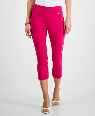 Women's Tummy-Control Pull-On Capri Pants, Regular & Petite, Created for Macy's | Macy's