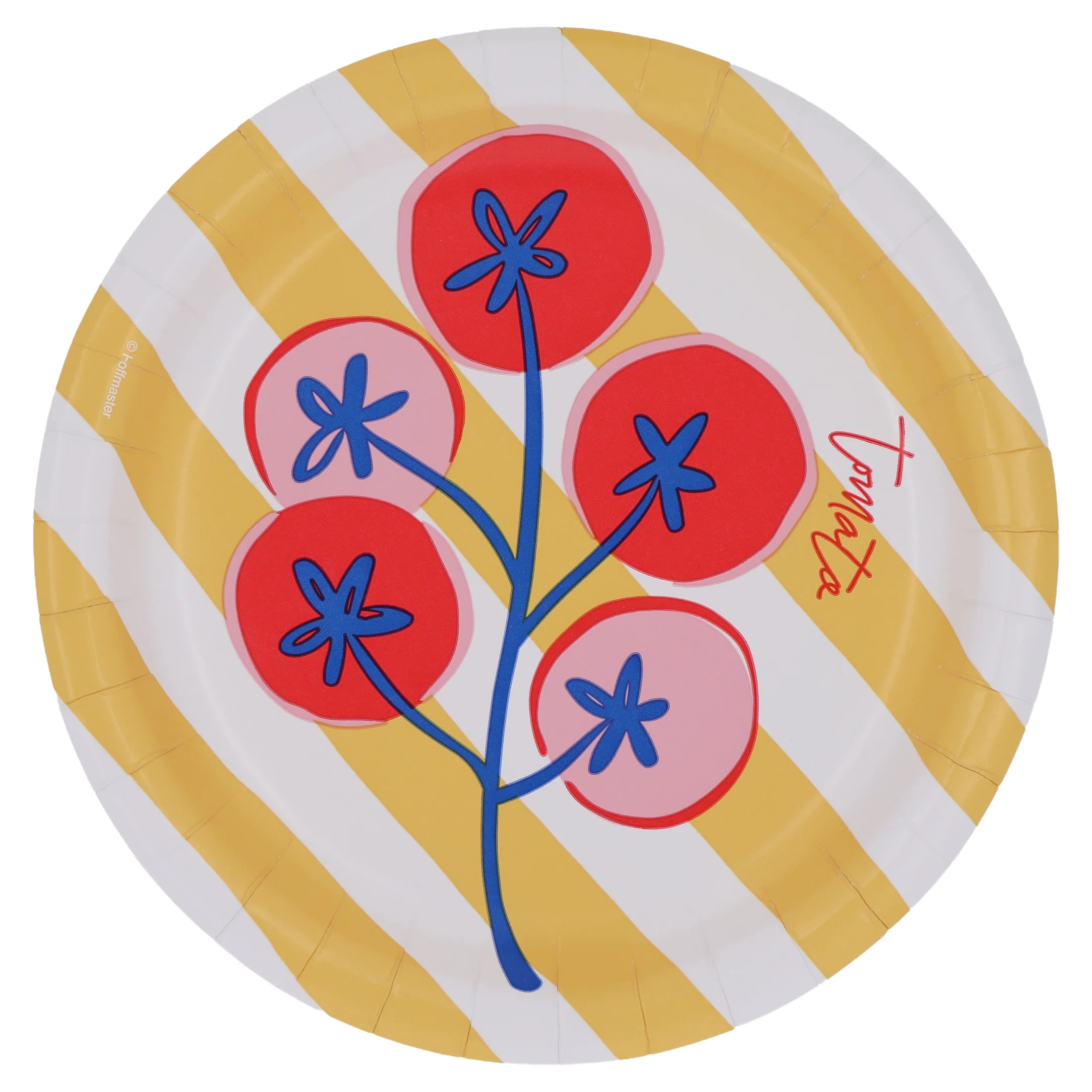 Way to Celebrate La Dolce Vita Summer Vibes Lunch Plates, 7", Multicolor, 24 Count - Walmart.com | Walmart (US)
