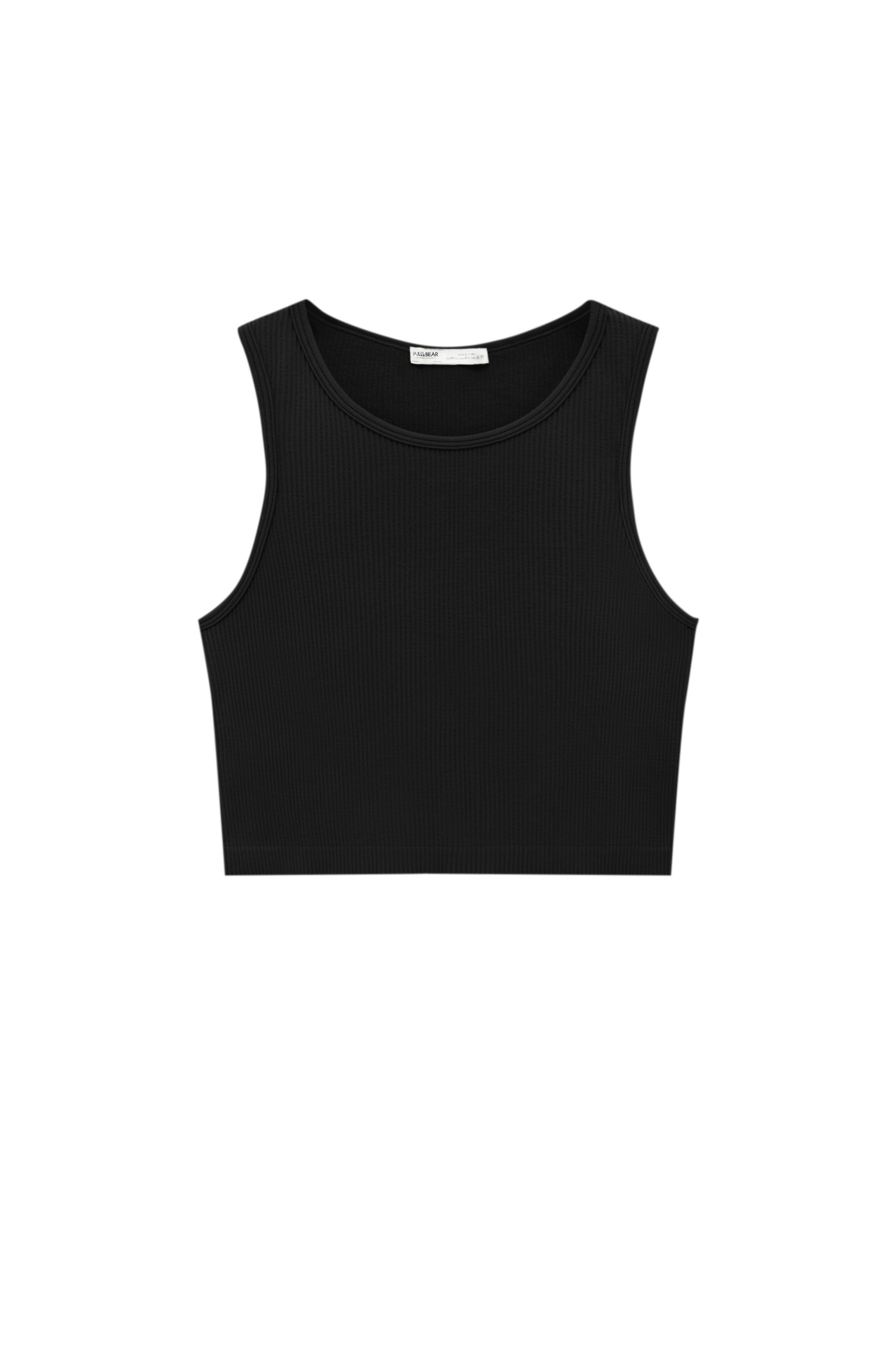 GERIPPTES CROPPED-TANK-TOP | PULL and BEAR DE
