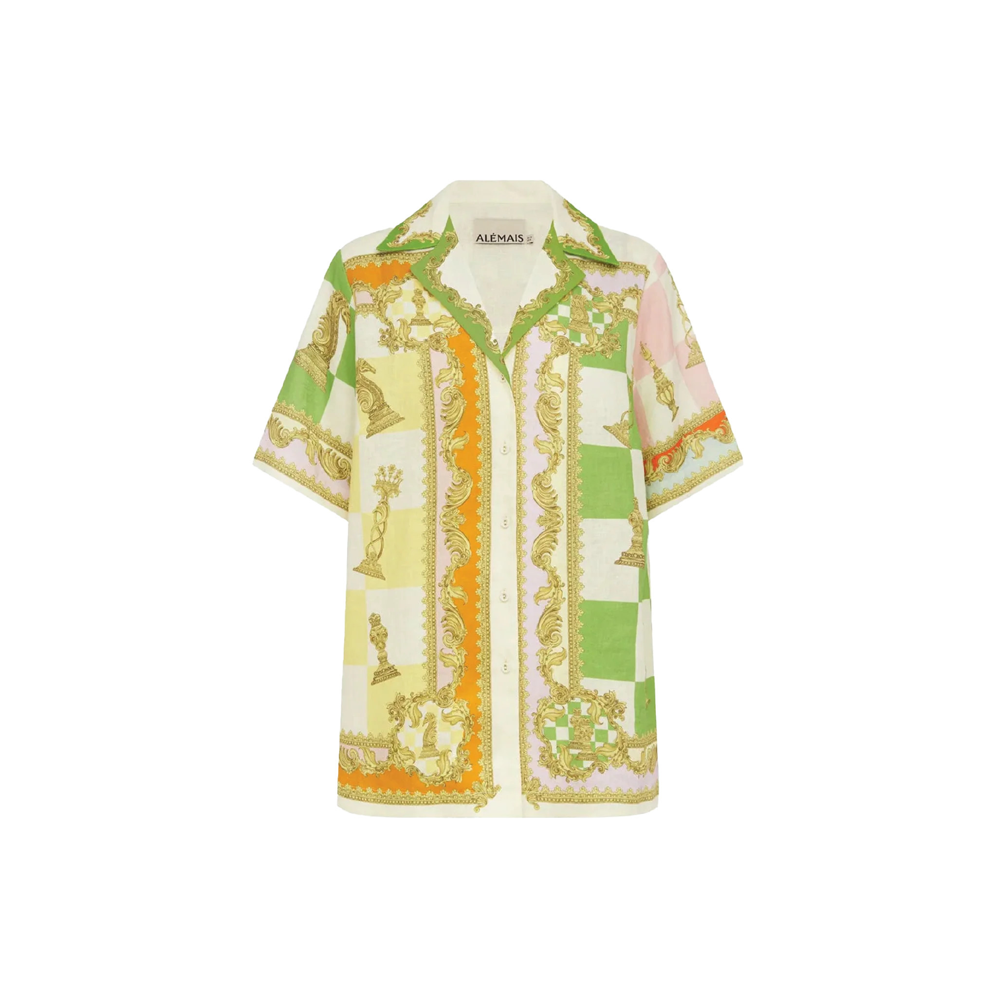 Checkmate Linen Shirt | Le Weekend Studio