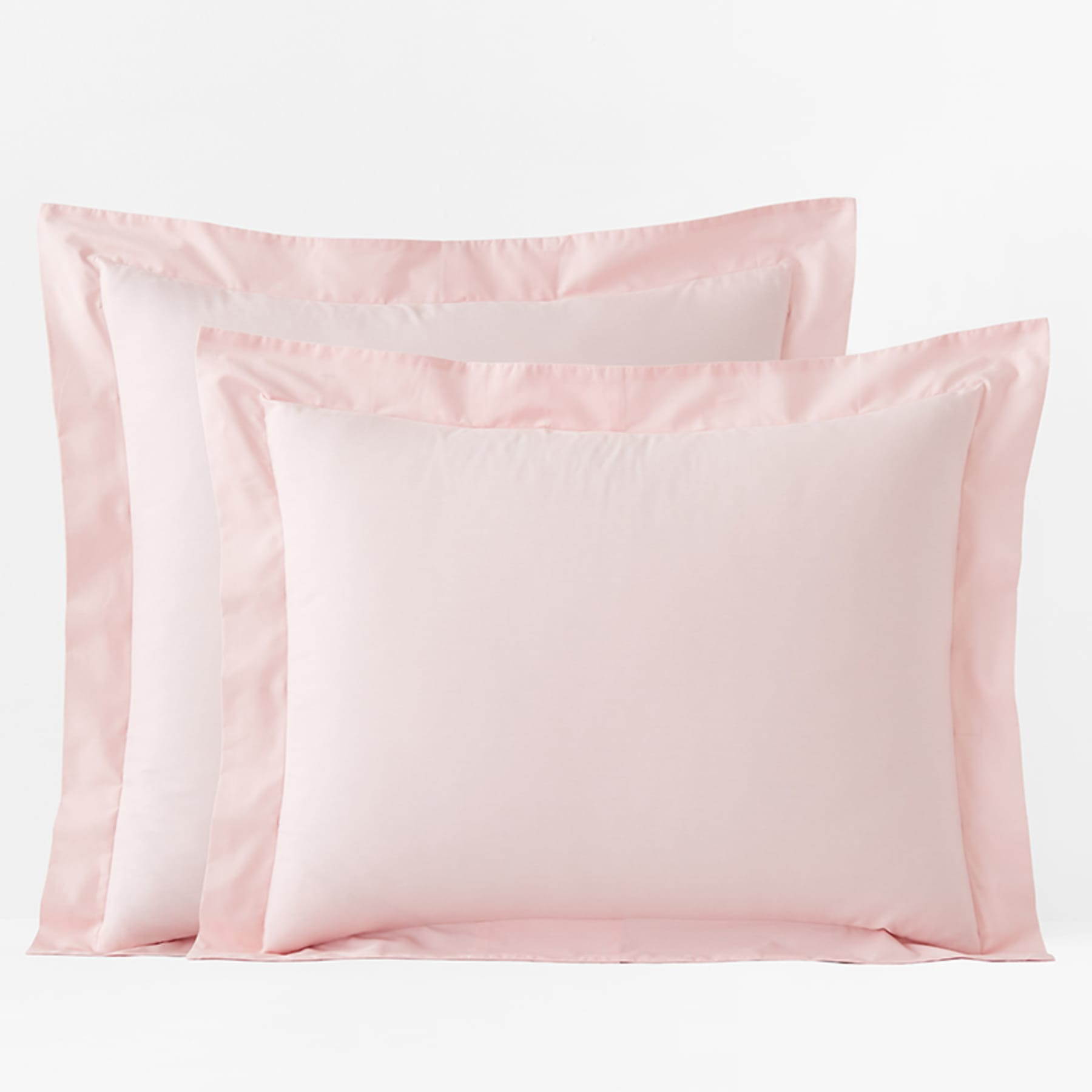Classic Cool Organic Cotton Percale Sham - Petal Pink, King | The Company Store