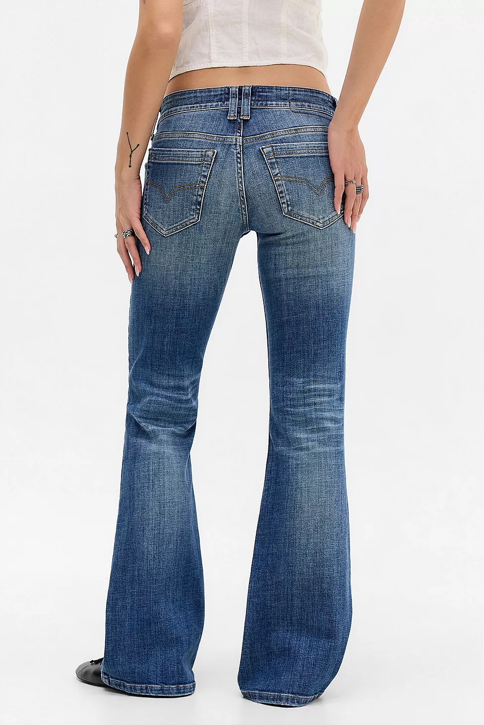 BDG Miko Low Rise Skinny Bootcut Jeans | Urban Outfitters UK