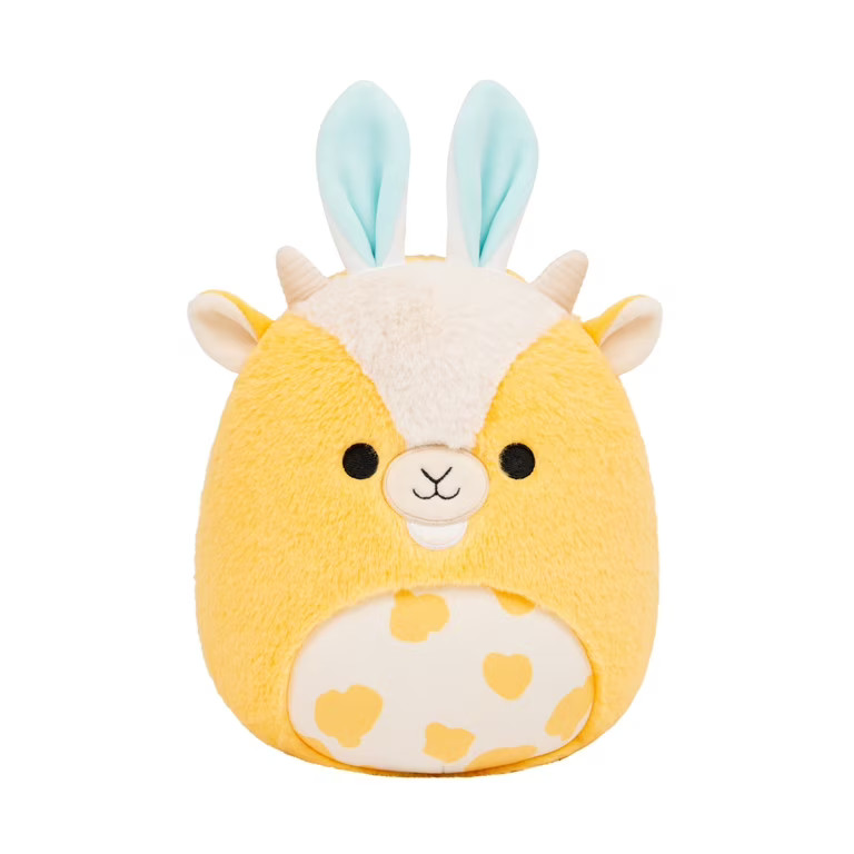 Squishmallows FuzzAMallow Official 8 inch Miel the Yellow Goat With Bunny Ears - Child's Ultra So... | Walmart (US)