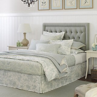 Jardin Toile Bedskirt Lush 200 Thread Count Cotton | Ballard Designs, Inc.